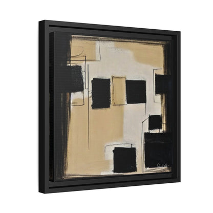 MINIMALIST Canvas Wall Art Matte with Frame by Queennoble
