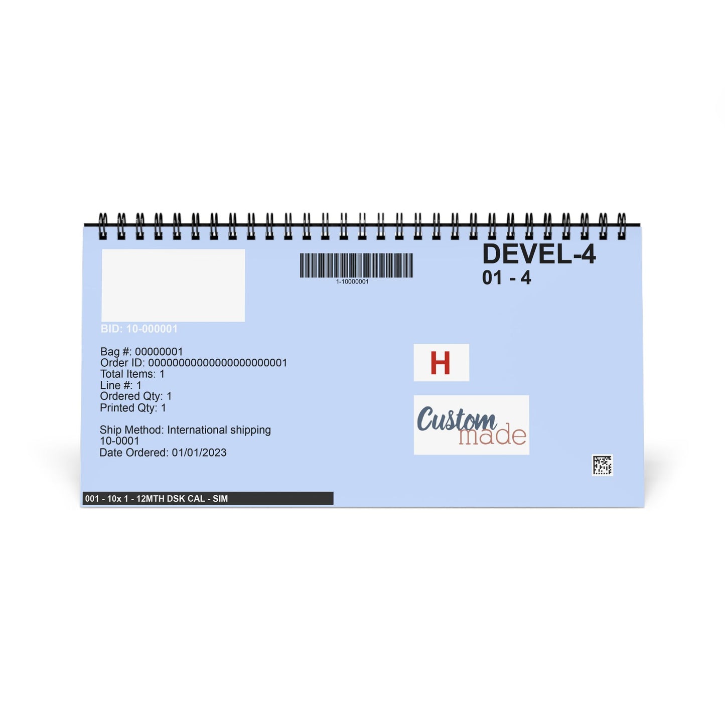 Desktop Calendar (2027 grid)